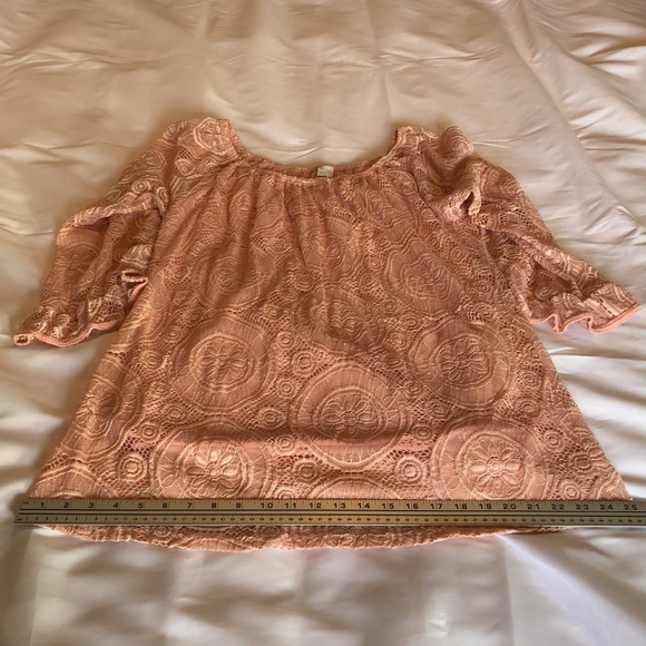 Womens Win Win Full Lace‎ Tunic Coral Lined Size Large-XL - Picture 2 of 8